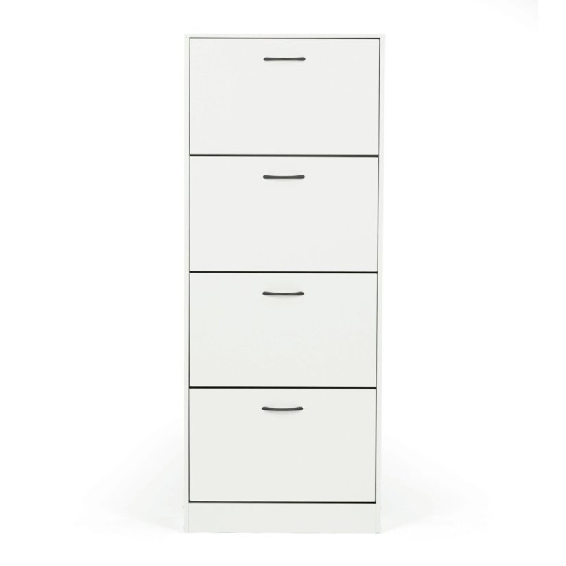 Botník mdf, bílá, ABO-G1018 WT