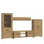 Obývací stěna Havana HVNM01L-D67,334,4x185x42 cm, barva dub