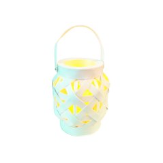 Lucerna CD001 dekorativní lucerna s LED svíčkou