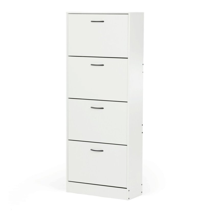 Botník mdf, bílá, ABO-G1018 WT