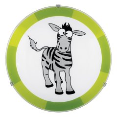 Dětské stropní svítidlo (94458) BIUBIU 1xE27,60 W, 230 V zebra