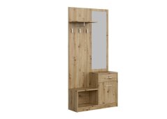 Předsíňová stěna PERGO, barva: dub artisan