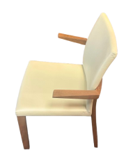 Dřevěná jídelní židle 323445/171, barva B114, Prince 177, kluzák černý plast