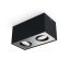 Bodové stropní svítidlo (5049230P0) BOX ČERNÁ 2x4.5 W SELV