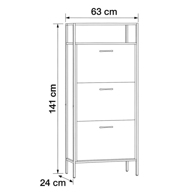 Botník hnědý, ABO-G1009 OAK