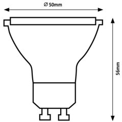 LED žárovka 79105 SMD LED GU10,8 W, 700 lm, 3000 K
