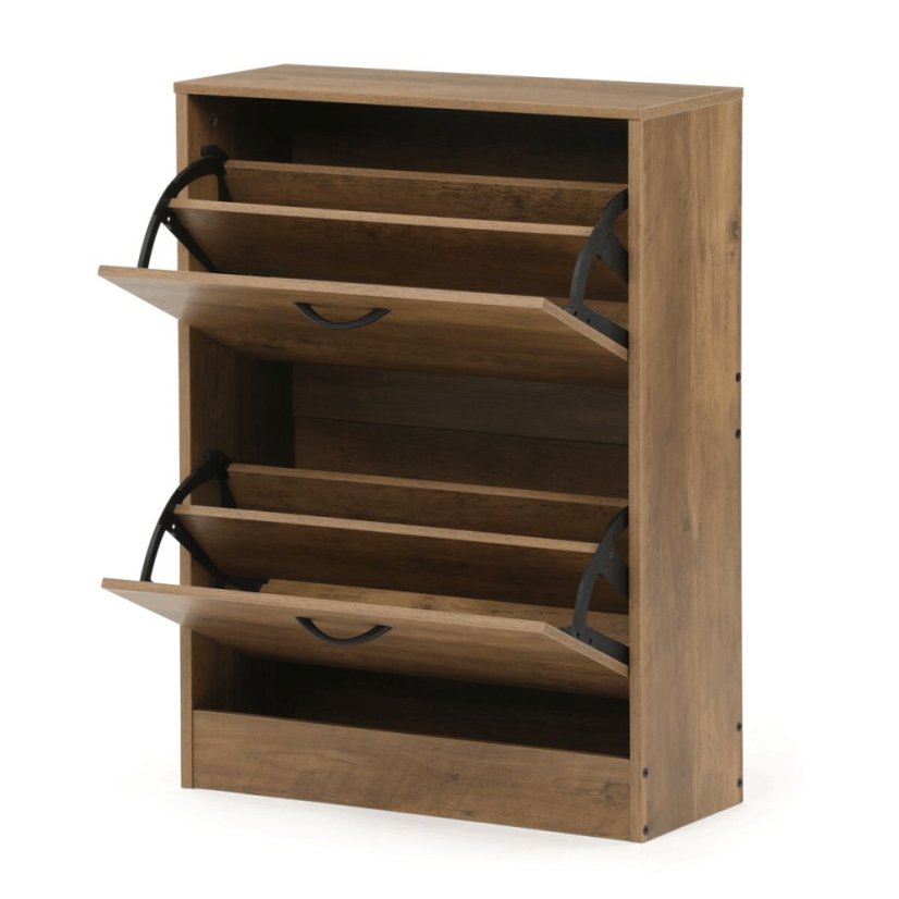 Botník mdf, hnědá, ABO-G1014 ELM