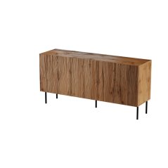 Komoda JUNGLE 152 dub wotan mat,  černá mat