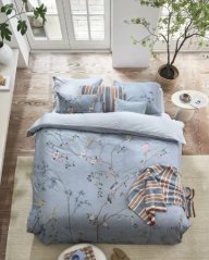 Luxusní ložní povlečení Bamboo Blossom Light Blue140x200+70x90 - dárkový box