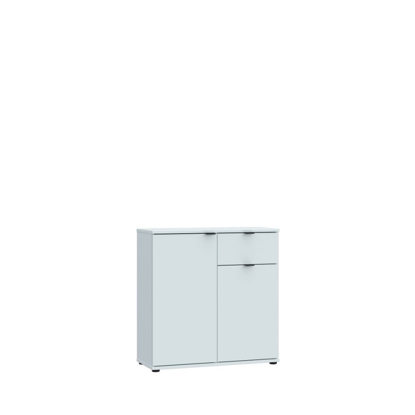 Komoda Ganymebe GNMK22L-U58,80x82,3x34 cm, barva sv.šedá