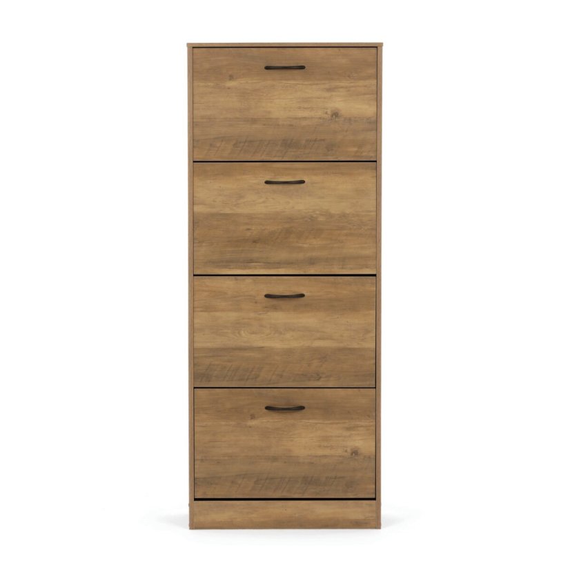 Botník mdf, hnědá, ABO-G1018 ELM