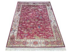 Kusový koberec EXCLUSIVE Qum Silk 10 červený, 160 x 230 cm