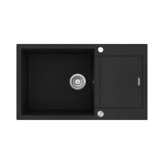 Kuchyňský granitový dřez Concept DG10L60bc Linea ČERNÝ