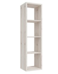 Knihovna Mauro MXXR411-D41F, 38x142x33 cm, barva dub pískový