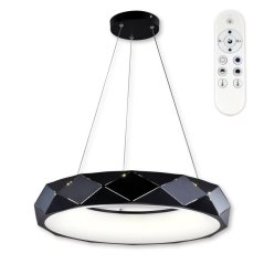 Závěsné svítidlo Apolo 60CZ RC 45 W, 4500 lm, černá dálkové ovládání