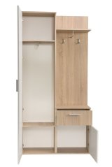 Šatní skříň LUX se zrcadlem sonoma