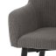 Barová židle šedá, látka, AUB-V4009 GREY6