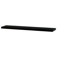 Nástěnná polička 120 cm, barva ořech. Baleno v ochranné fólii. (P-002 BK (WAL))