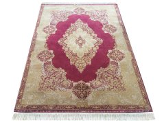 Kusový koberec EXCLUSIVE Qum Silk 02 červený, 160 x 230 cm