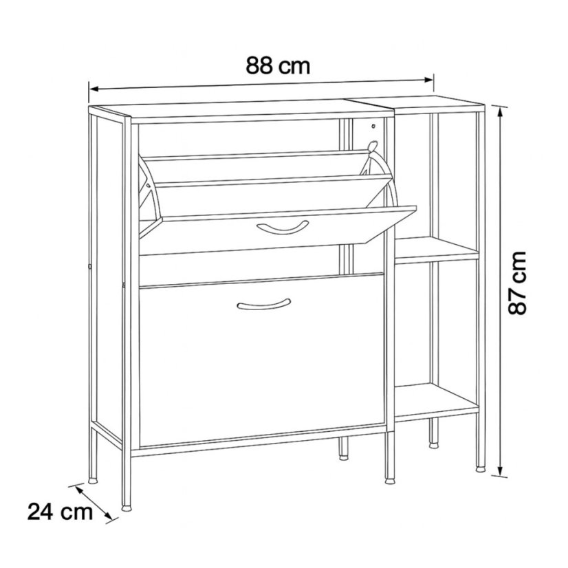 Botník hnědá, ABO-G1008 OAK (ABO-G1008 OAK)