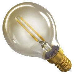LED žárovka Z74305  VNT mini-globe 2 W E14 teplá bílá