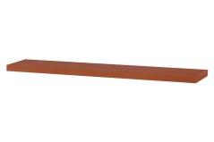 Nástěnná polička 120 cm, barva třešeň. Baleno v ochranné fólii. (P-002 TR)