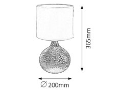 Stolní lampa 4978 Rozin E14,40 W, 230 V