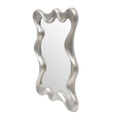 Zrcadlo DECO nástěnné, stříbrný antický