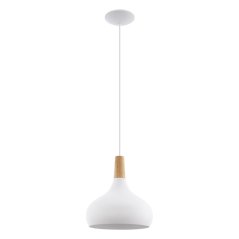 Lustr (96982) Závěsné svítidlo SABINAR 1xE27,60 W, 230 V 280 mm bílá