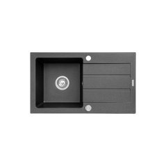 Kuchyňský granitový dřez Pyramis NEXT 76x44 1B 1D black (70.006.801)