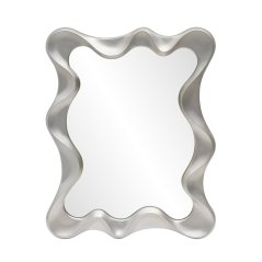 Zrcadlo DECO nástěnné, stříbrný antický