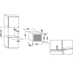 Kompaktní vestavná trouba Whirlpool W11I MS180