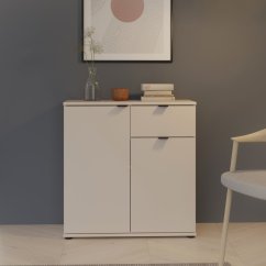 Komoda Ganymebe GNMK22L-U60,80x82,3x34 cm, barva písková