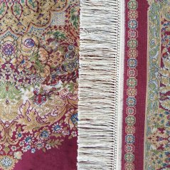 Kusový koberec EXCLUSIVE Qum Silk 01 červený, 200 x 300 cm