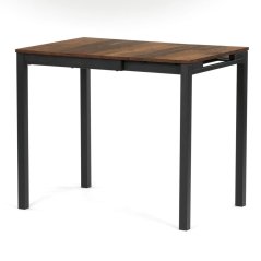 Moderní jídelní stůl s rozkladem 60-90x60 cm, melamin, old wood, GDT-206 OLW2