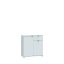 Komoda Ganymebe GNMK22L-U58,80x82,3x34 cm, barva sv.šedá