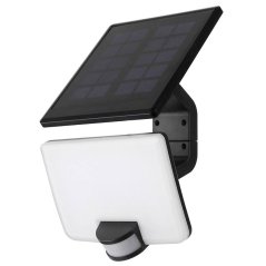 Solární svítidlo (WO785-1) se senzorem, 11 W, 1200 lm, 3CCT, Li-Ion, černá