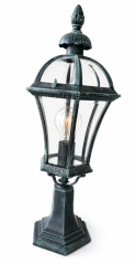 Venkovní lampa (268.70.3) TL WESTMINSTER SW, GR,  1xE27,  100 W, IP54, D 25 cm, H 65 cm