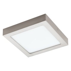 Stropní svítidlo (96679) FUEVA-C LED, 15,6 W, 230 V matný chrom hranaté