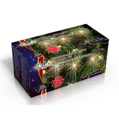 Vánoční osvětlení, řetěz 20x LED dioda, teplá bílá, 230 V, délka 3.1 m