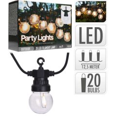 Světelný řetěz KO-LE2100160 LED PARTY venkovní 20 světel