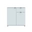 Komoda Ganymebe GNMK22L-U58,80x82,3x34 cm, barva sv.šedá