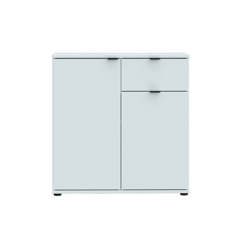 Komoda Ganymebe GNMK22L-U58,80x82,3x34 cm, barva sv.šedá