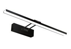 Koupelnové nástěnné svítidlo ADRIANA 8 W, 560 lm, 4000 K, IP44,40 cm, černá