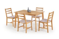 Set dřevěný jídelní stůl se židlemi CORDOBA + 4 židle