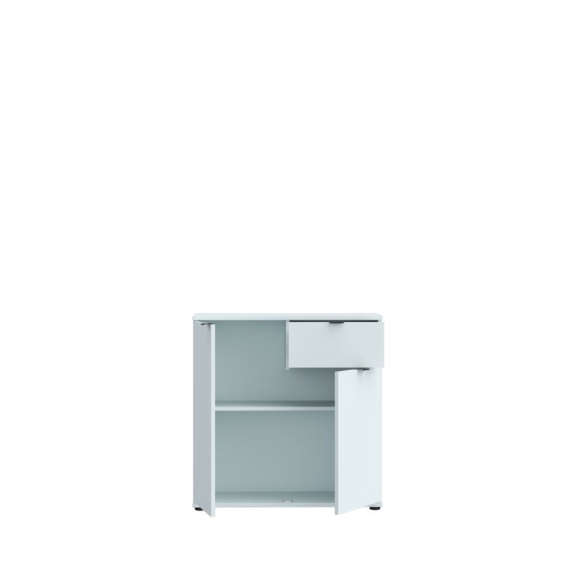 Komoda Ganymebe GNMK22L-U58,80x82,3x34 cm, barva sv.šedá