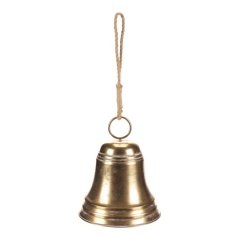 Závěsná ozdoba Zvonek - kov, zlatý (KOC511 GOLD)