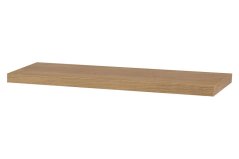 Nástěnná polička 80cm, barva dub, Baleno v ochranné fólii. (P-005 DUB)
