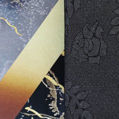 Kusový koberec BLACK AND GOLDN 12, 60 x 100 cm