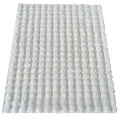 Kusový koberec MERLIN 3D bílý, 160 x 200 cm